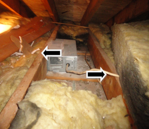 Water Soaked Insulation